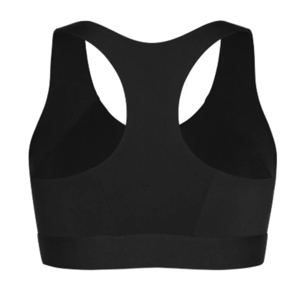 HIPS & CURVES C Cup Black Front Zip Sports Bra 3A03.4